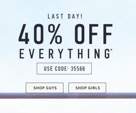 hollister free delivery promo code