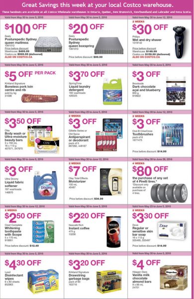 Costco Weekly Handout Instant Savings East Coupons (May 30 - Jun 5)